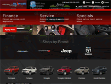 Tablet Screenshot of hanfordchryslerdodgejeepram.net